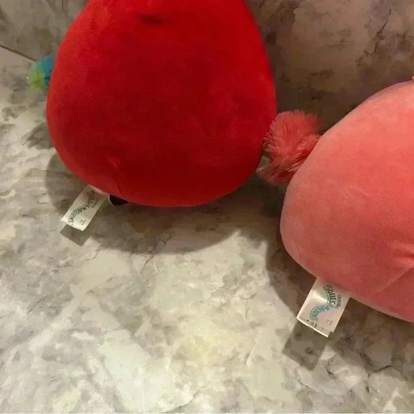 Squishmallow Paco the Parrot Cookie the Flamingo “Besties Forever” 7” Plush Set - Picture 3 of 4